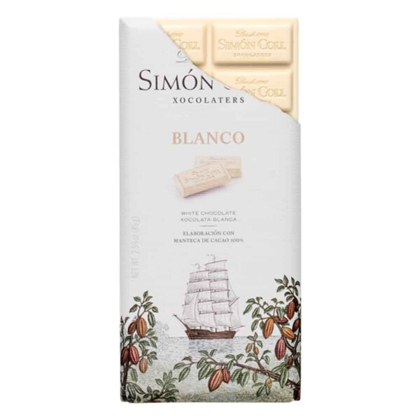Chocolate Blanco de Simón Coll 85gr. (1)