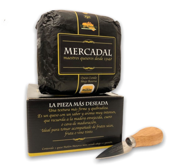 Aged Mahón Menorca Cheese from Mercadal, Mini 600g approx. (2)
