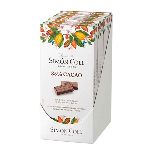 Tableta de Chocolate 85% Cacao de Simón Coll 85gr. (2)