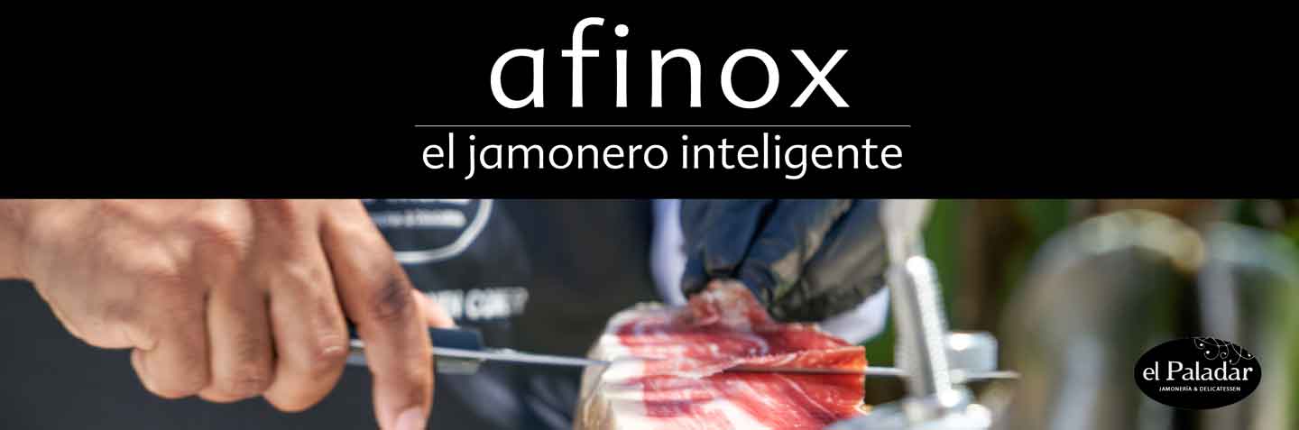 Jamonero Afinox Pectus 360º base granito negro