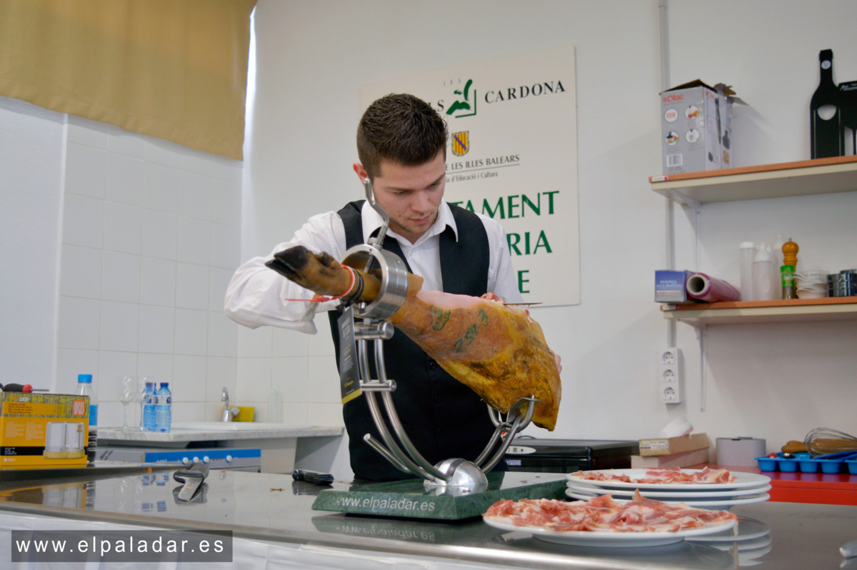 jamones ibéricos, curso corte jamón, El Paladar