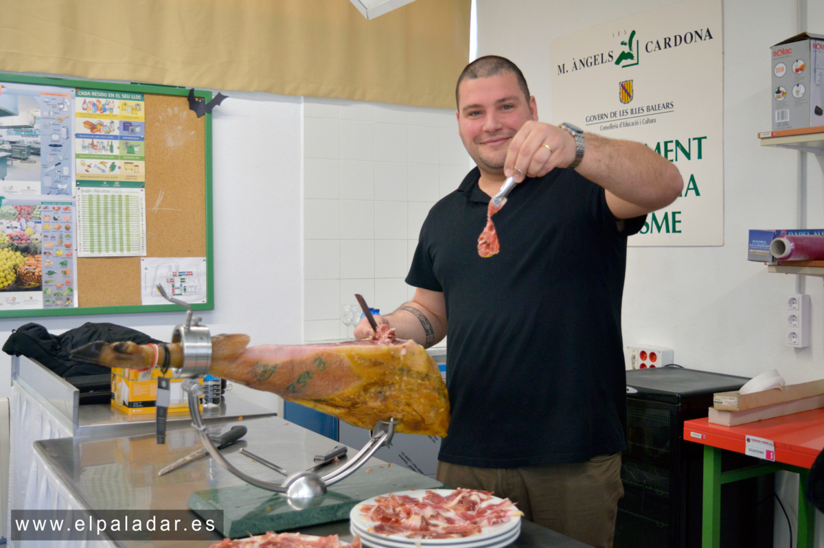 jamones ibéricos, curso corte jamón, El Paladar