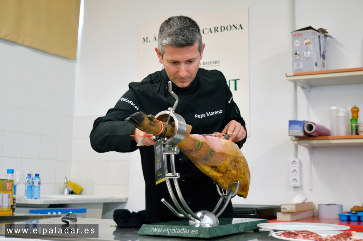 jamones ibéricos, curso corte jamón, El Paladar