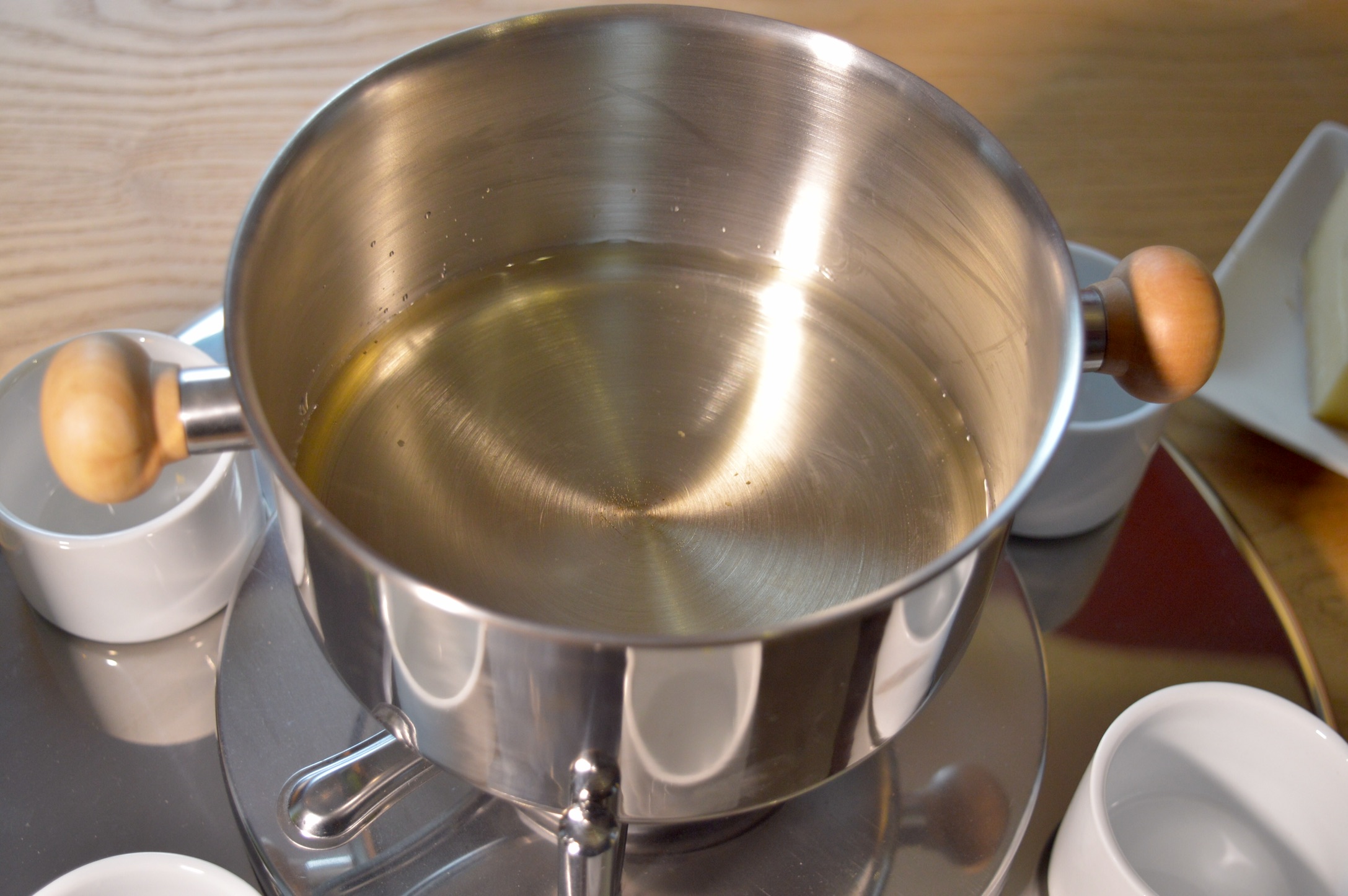 Fondue de queso suizo