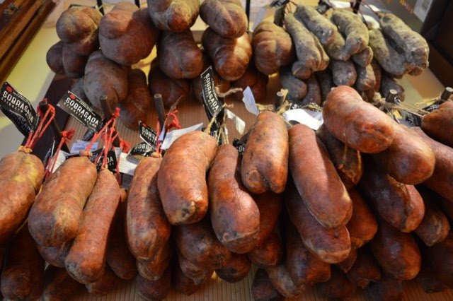 sobrasadas colgadas en el paladar