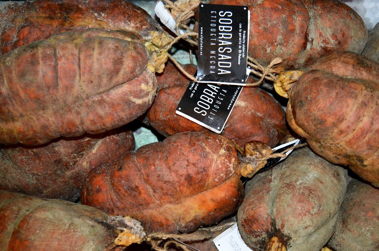 sobrasada de menorca preparadas para colgar