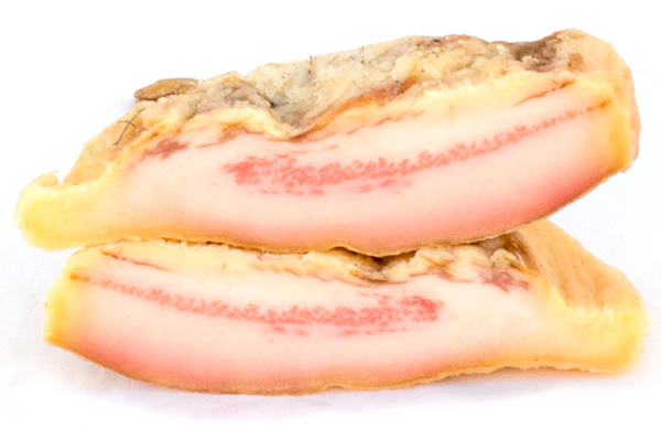 papada de cerdo curada