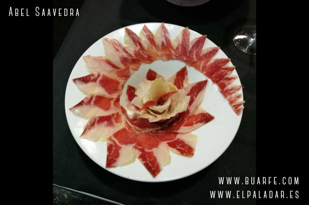 concurso corte jamón, platos de jamón, Jamonero Buarfe