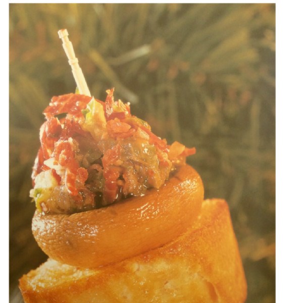 Post Pincho de champiñón con jamón