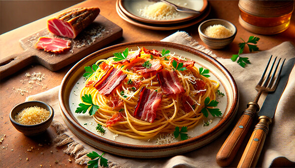 Post: Recetas Bucatini con Panceta Ibérica: Una Fusión de Sabores Italianos e Ibéricos
