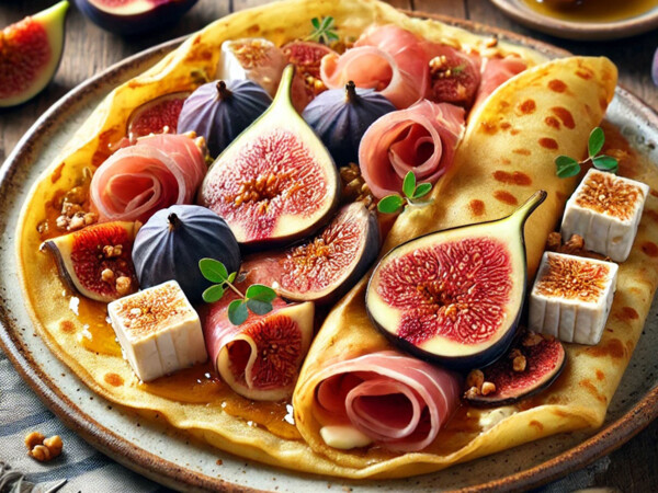 Post: Recetas Crêpe de Jamón Ibérico, Higos y Tête de Moine: Una Delicia Gourmet