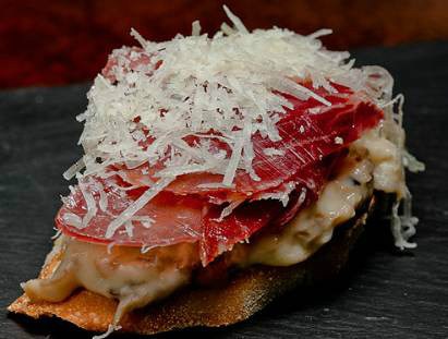 Post Recetas con jamón Setas con queso Idiazabal y jamón ibérico