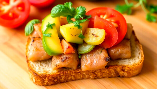 Post: Recetas Tosta de Sardinas Marinadas con Aguacate y Tomate