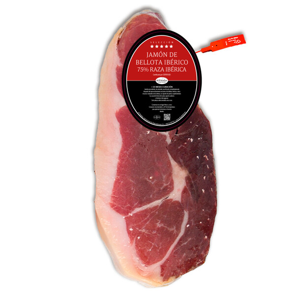 1/2 Jamón De Bellota Ibérico 75% Raza Ibérica Selección El Paladar Deshuesado
