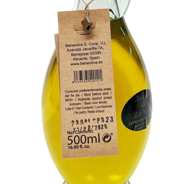 Aceite de Oliva Virgen Extra de La Vega "Beneoliva" 500ml. (2)