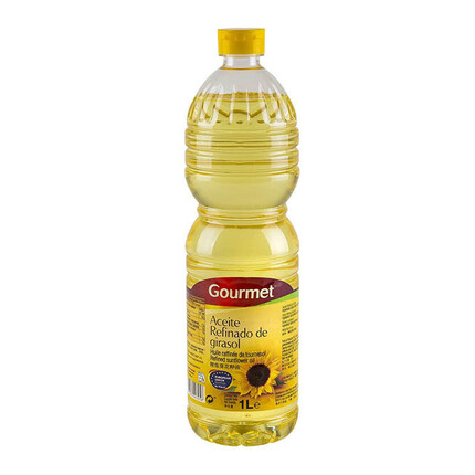 Aceite Refinado de Girasol Gourmet 1L 🌻 | Ligero y Saludable