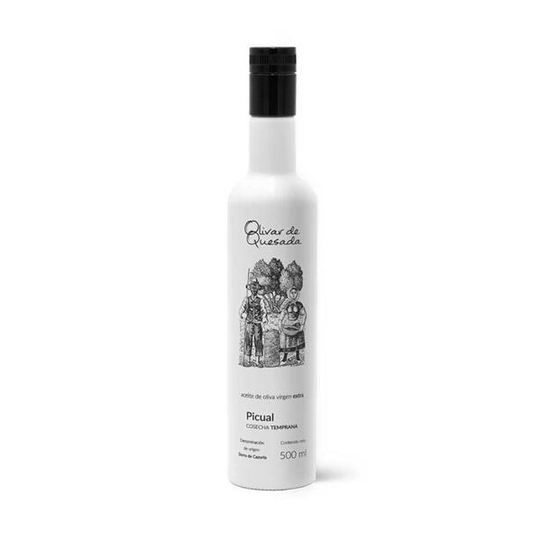 Aceite AOVE Olivar de Quesada Variedad Picual Cosecha Temprana 500ml.