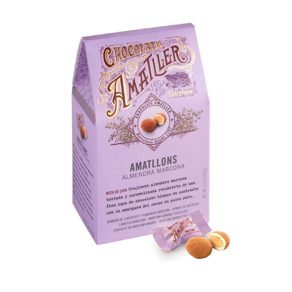 Bombones Amatllons Almendra Marcona de Amatller 65g.