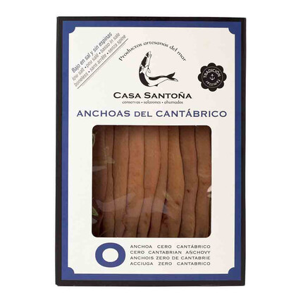 Anchoas del Cantábrico de Casa Santoña 100g - Delicatessen marina de máxima calidad