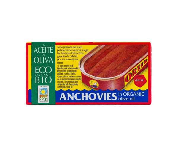 Anchoas en Aceite de Oliva Virgen Extra Ecológico en lata 1/8 RR50 'ECO' (1)