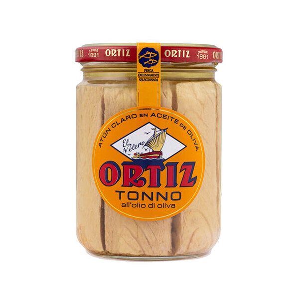 Atún Claro en Aceite de Oliva de Ortiz RO-445 - 400 grs.