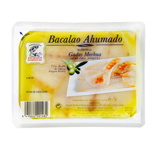 Bacalao Ahumado en Aceite de Oliva Virgen Extra Arbequina de Ahumados Dominguez 80gr.