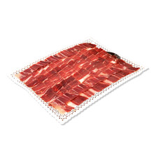 Bandeja de Jamón de Bellota Ibérico 50% Raza Ibérica cortado a mano 220g. Pequeña (4-6 Personas)