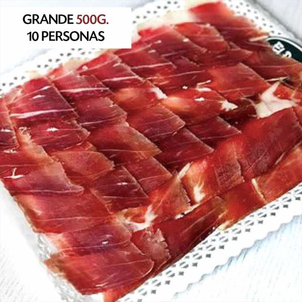 Bandeja de Jamón Serrano Gran Reserva Selección El Paladar  500G. Grande (10 Personas)