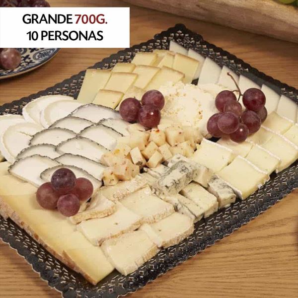 Bandeja de Quesos Mixtos 700G. Grande (10 Personas)