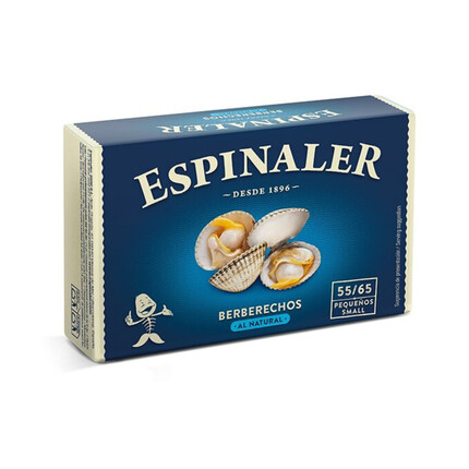 Berberechos al natural 55/65 Espinaler | Conserva gourmet