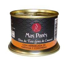 Bloc Foie con Naranja y Cointreau "Mas Parés" 130g.