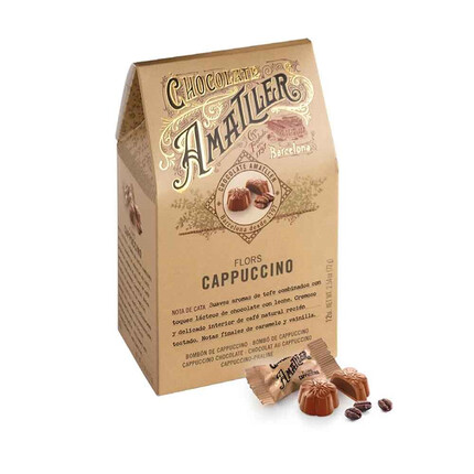 Bombones Flores Cappuccino Chocolates Amatller 72g: Delicadeza y sabor en cada bocado