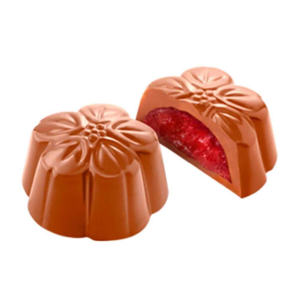 Bombones de Chocolate Flores con Frambuesa de Amatller (72g) (1)