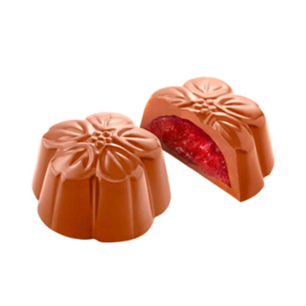 Bombones de Chocolate Flores con Frambuesa de Amatller Lata 72gr. (2)