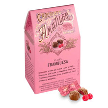 Bombones de Chocolate Flores con Frambuesa de Amatller 72gr.