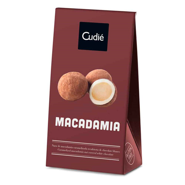 Bombones Macadamia con Chocolate Blanco de Cudié 80gr. 11ud. aprox.