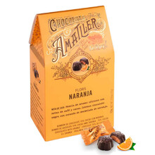 Bombones Flores con Naranja de Chocolates de Amatller 72gr.