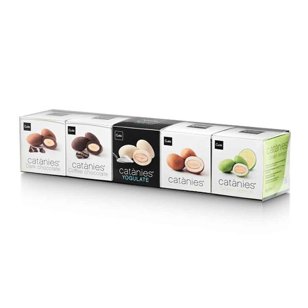 Bombones Pack 5 Sabores de Cudié "Catànies Collection" 5x35g.