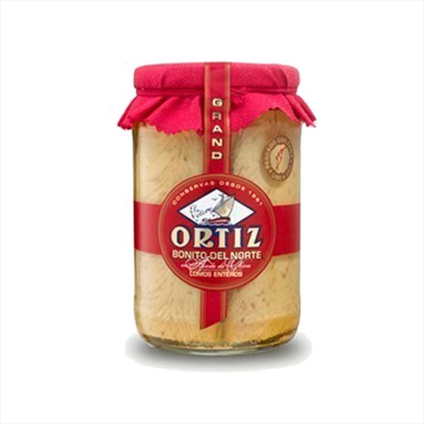 Conservas Ortiz Bonito del Norte en Aceite de Oliva Tarro Ro-1700