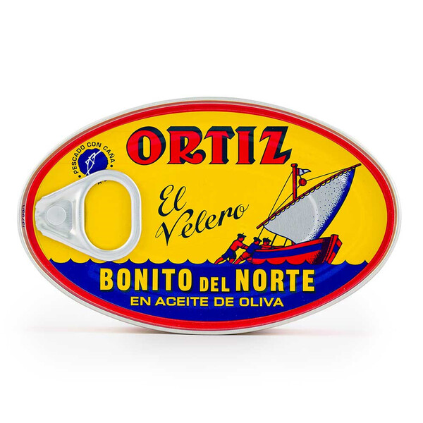 Conservas Ortiz Bonito Del Norte En Aceite De Oliva Lata Oval Ol120