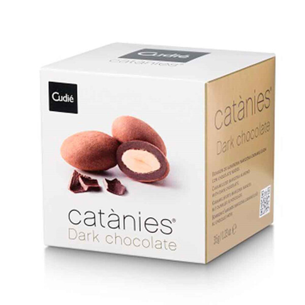 Bombones Chocolate Catànies Dark Cudié 35g.