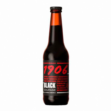 Cerveza 1906 Black Coupage Cristal 33cl | Sabor intenso y distintivo