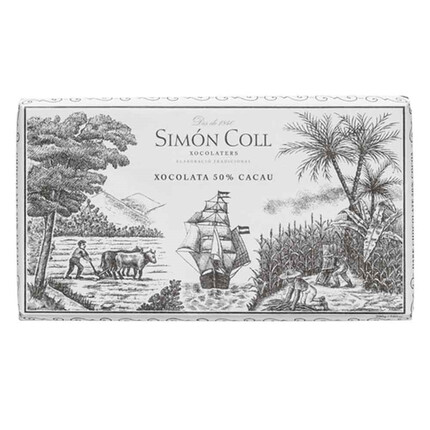 Simón Coll 50 % cacao 200 g – Chocolate gourmet