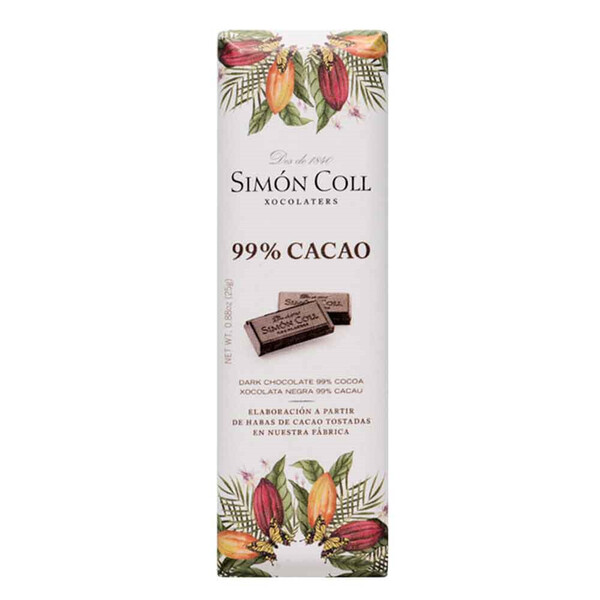 Chocolate 99% Cacao Simón Coll (25G)