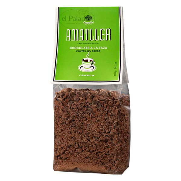 CHOCOLATE A LA TAZA RALLADO CANELA DE AMATLLER (400g)