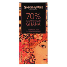 Chocolate Amatller con 70% de Cacao originario de Ghana 70gr.
