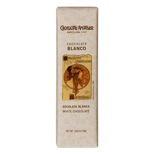 CHOCOLATINA BLANCA DE CHOCOLATES AMATLLER (18g)
