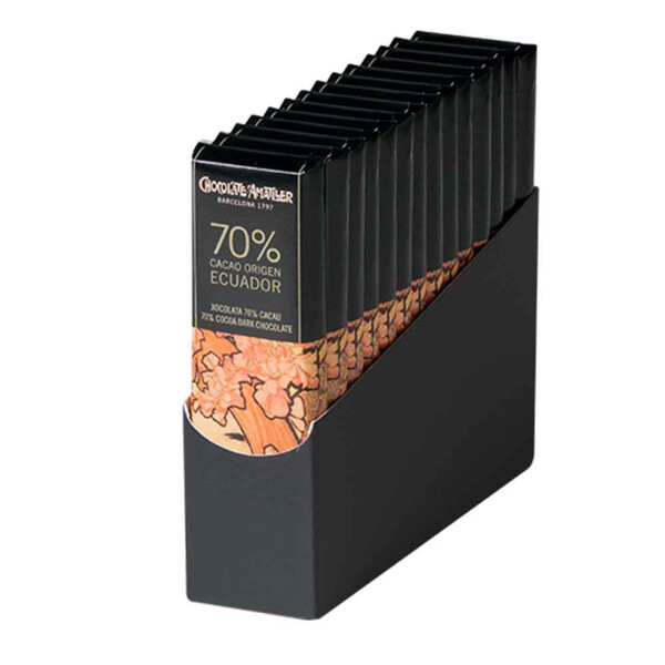 Chocolatina 70% Cacao Ecuador De Chocolate Amatller (18G) (1)