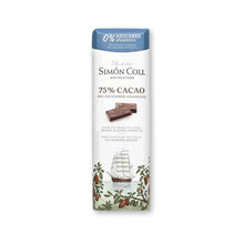 Mini tableta Chocolate 75% Cacao sin Azúcares Añadidos 25g.