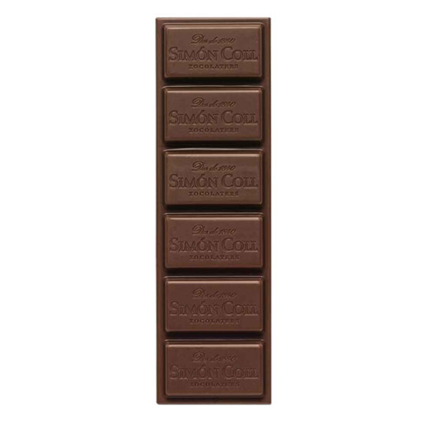 Chocolatina de Chocolates Simón Coll 60% Cacao con Leche 25g. (1)